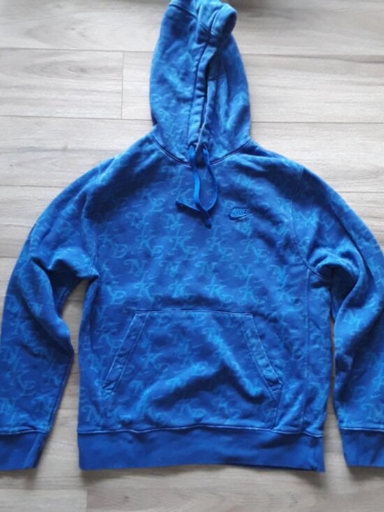 Nike Other - Nike Men’s Medium Blue Hoodie • Graphic Pattern Pullover • Kangaroo Pocket